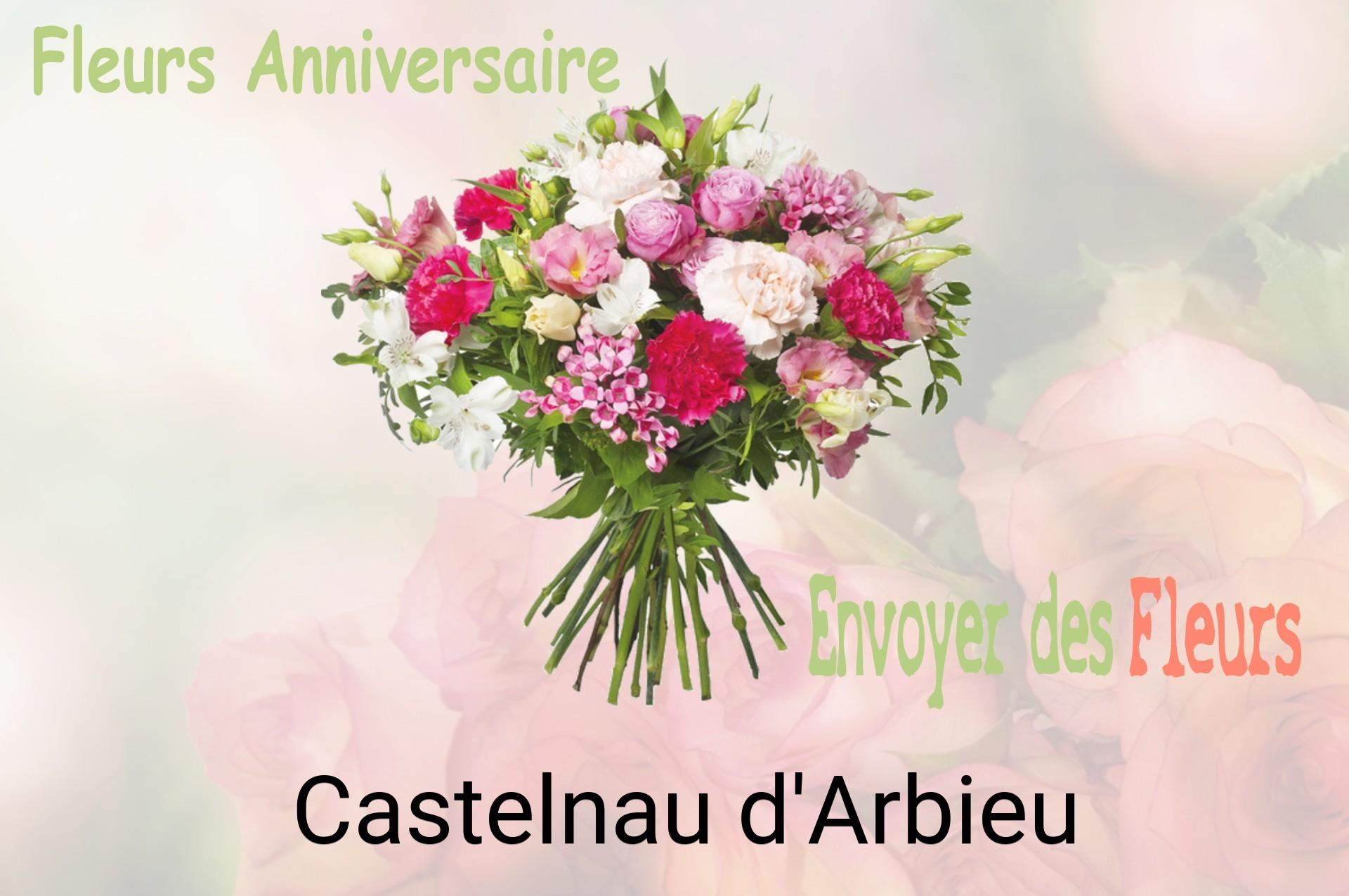 Bouquet de fleurs d’anniversaire livré à Castelnau-d'Arbieu