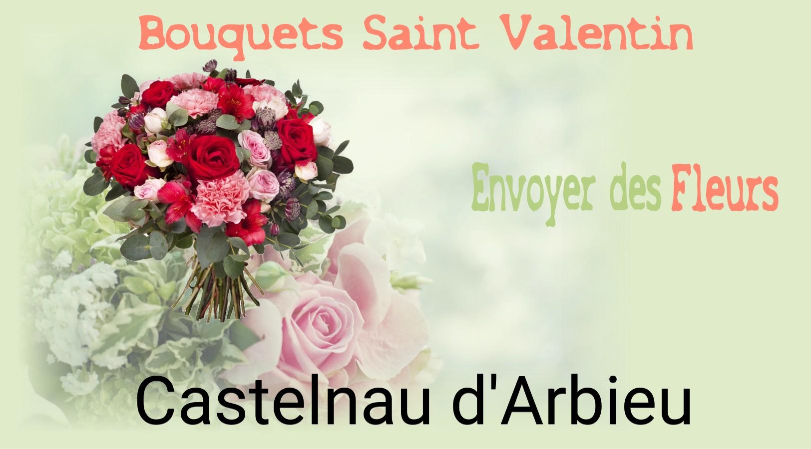 Roses de Saint-Valentin livrées à Castelnau-d'Arbieu